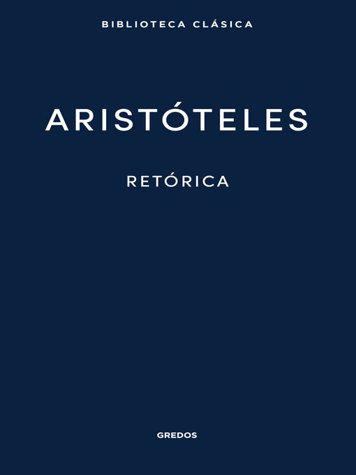 Title details for Retórica by Aristóteles - Available